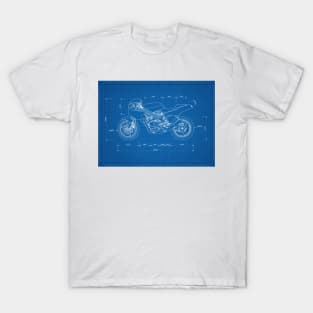 Ducati Supersport Blue Print T-Shirt